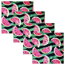 Kit 4 Guardanapos de Tecido Melância 40cmx40cm