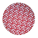 Kit 4 Capas para Sousplat Replica Coração 35cmx35cm