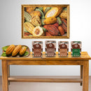 CoCook Caixa 20 Revenda Topping Nibs Cacau Brigadeiro Sabor Hortelã 75g