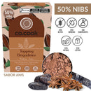 CoCook Topping Nibs Cacau Brigadeiro Sabor Anis 75g