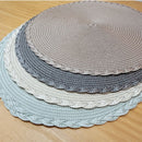 Kit 4 Sousplats YOI Noar Bege 38cmx38cm