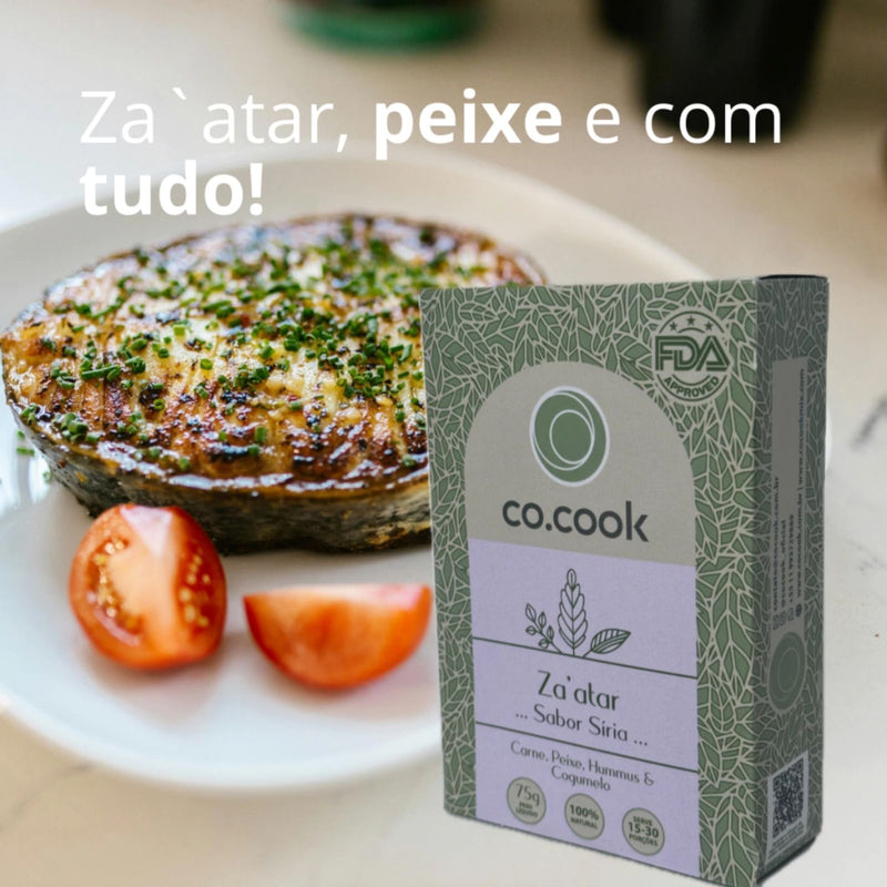 CoCook - Masala Especiaria 100% Natural Tempero Zaátar Sabor Síria 75g