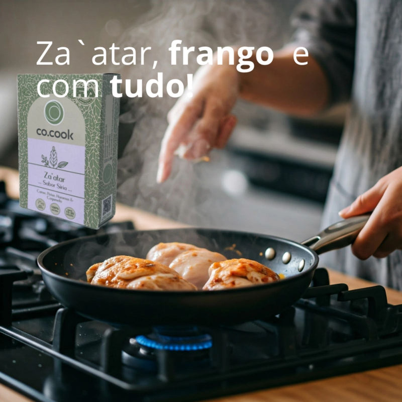 CoCook - Masala Especiaria 100% Natural Tempero Zaátar Sabor Síria 75g