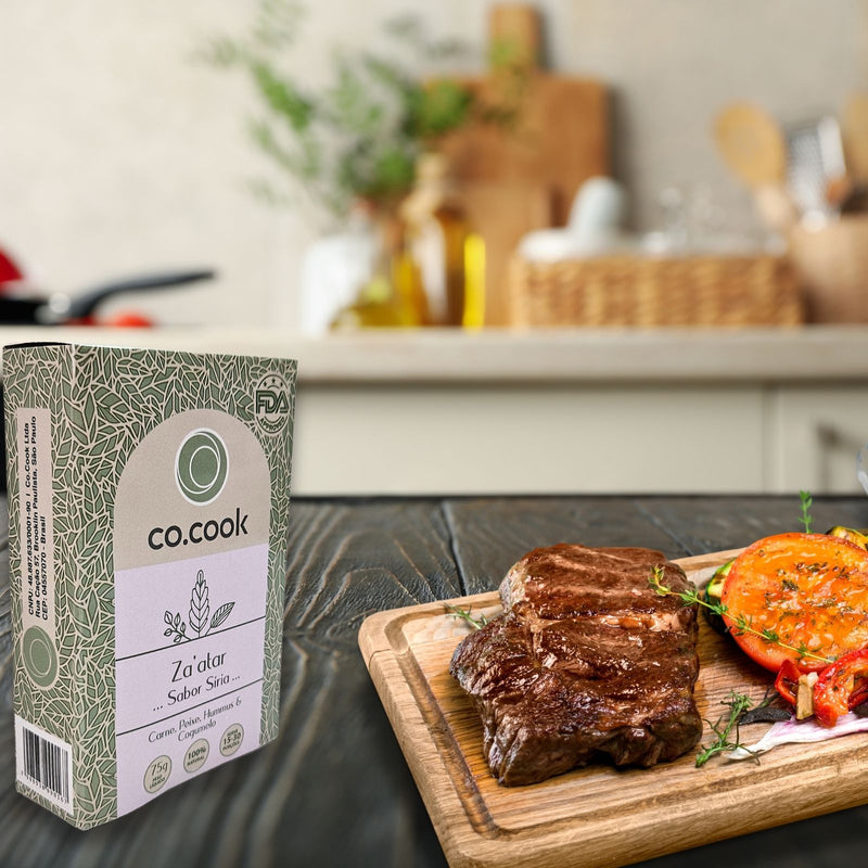 CoCook - Masala Especiaria 100% Natural Tempero Zaátar Sabor Síria 75g