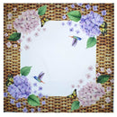 Kit 4 Guardanapos de Tecido Ring Hortênsias 40cmx40cm