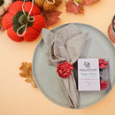 Kit 4 Porta Guardanapo Mimosa Flor Crisântemo