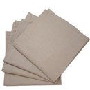 Kit 4 Guardanapos de Tecido Algodão Marrom Mascavo 39cmx39cm