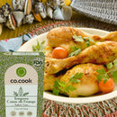 Cx 20 Tempero Funcional 100% Natural CoCook Coxas de Frango Sabor Goa 75g