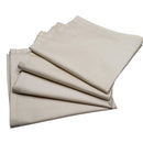 Kit 4 Guardanapos de Tecido Algodão Cinza Névoa 39cmx39cm