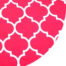 Kit 4 Capas Sousplat Arabesco Vermelho 35cmx35cm