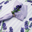Kit 4 Guardanapos de Tecido Algodão Lavanda 39cmx39cm