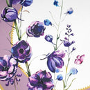 Kit 4 Capas para Sousplat Ring Oriental Lilás 35cmx35cm