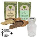 CoCook Kit Trio Presente Tempero Frango Peixe Porta Tempero 250ml