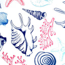 Kit 4 Capas para Sousplat Mar da Charlô 35cmx35cm