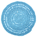 Kit 4 Sousplats YOI Tricot Azul Nude 38cmx38cm