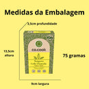 CoCook Especiaria Natural Tempero Leite Dourado Sabor Índia 75g