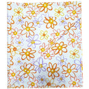 Trilho de Mesa Floral Charlô Laranja e Lilás 45cmx1,50cm