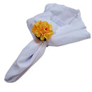 Kit 4 Porta Guardanapo Mimosa Flor Crisântemo
