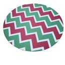Kit 4 Capas Sousplat ZigZag Natal 35cmx35cm