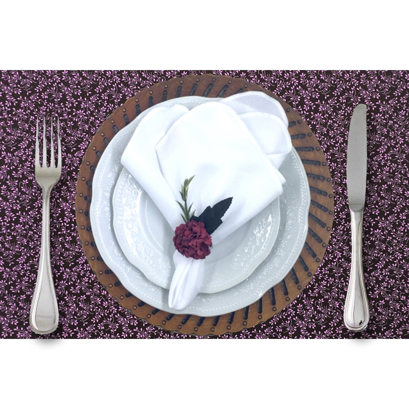 Jogo Americano Floradinha Delicada da Charlô - 4 unds