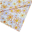 Trilho de Mesa Floral Charlô Laranja e Lilás 45cmx1,50cm