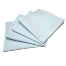 Kit 4 Guardanapos de Tecido Algodão Estampa Lisa Azul 39cmx39cm