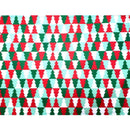 Kit 4 Jogos Americanos Ladrilho Árvore de Natal  Impermeável 43CMX34CM