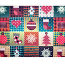 Kit 4 Jogos Americanos Impermeável Retalho Natalino 43CMX34CM