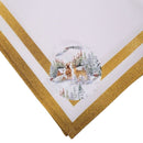 Kit 4 Guardanapos de Tecido Rena Natal 40cmx40cm