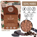 CoCook Topping Nibs Cacau Brigadeiro Sabor Café 75g