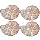 Kit 4 Jogos Americanos Impermeável Beleza do Mar da Charlô 3D