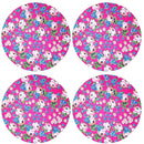 Kit 4 Capas para Sousplat Floradinha IV da Charlô