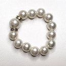 Kit 10 Argolas de Guardanapo Pérolas TOP