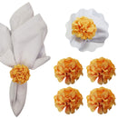 Kit 4 Porta Guardanapo Mimosa Flor Crisântemo