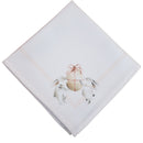 Kit 4 Guardanapo de Tecido Oxford Cesta Ovos de Páscoa Amarelo Pastel 40cmx40cm