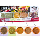 CoCook Hamburguer 5 sabores Temperos 100% natural Grelhado Chimichurri Mostarda Abacate Kmeli Suneli