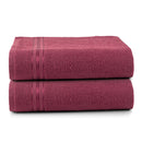 Kit 2 Pçs Toalha de Banho Linea 260g 125x65cm