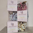 Kit 4 Porta Guardanapos Celebration Flor Lírios da Charlo Branco Off White