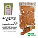 CoCook Kit Presente 2 temperos Chimichurri e Peixe 1 Topping de Brigadeiro sabor Amazônia  4 PG de Guardanapos