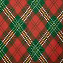 Kit 4 Jogos Americanos Impermeável Xadrez Vermelho Verde Natal 43CMX34CM