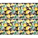 Kit 4 Jogos Americanos Pomar Limão Siciliano da Charlô 43cmx34cm