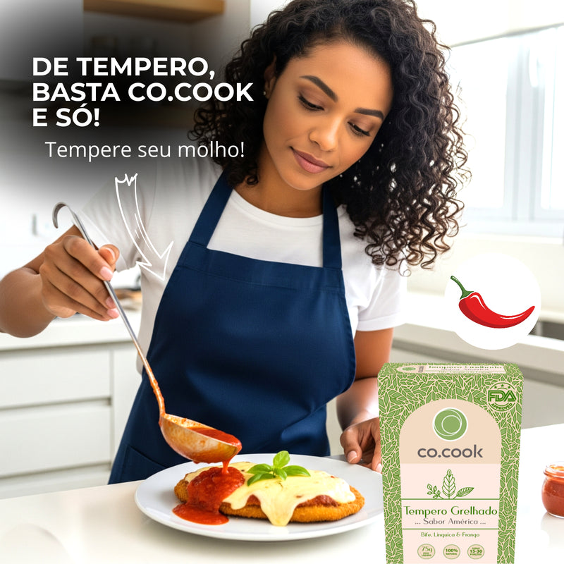 Kit 3 Temperos Funcionais Co.Cook – Jerk, Grelhado e Arrabiata | 100% Natural, Zero Glúten, Zero Lactose, Zero Conservantes, Zero Corantes, Zero Sódio