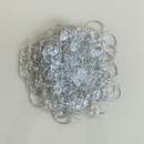100-Piece Napkin Ring Kit, 100 Settings, Clear 4x3cm Ring