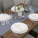 Kit 7 Peças 2 Lugares Mesa Posta Completo (Caminho,Capa Sousplat,Base,Guardanapo,Anel) Basic Cristalino Palha