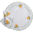 Kit 24 Mesa Posta Sousplat Jogo Americano Limão Siciliano - 12 lugares