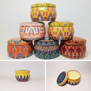 Mystical Serene Aromatic Candle Coconut Wax 70g Decorative Tin with Cotton Wick