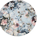 Set of 4 Vintage Blue Floral Placemat Covers by Charlô, 35cm x 35cm