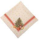 Kit 4 Guardanapos de Tecido Árvore de Natal com Presentes 40cmx40cm