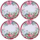 Kit 4 Capas para Sousplat Pássaro Natalino 35cmx35cm