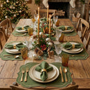 Set of 24 Scotland Embroidered Placemats - 12 settings